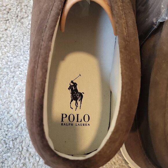 Polo Ralph Lauren Men\'s Keaton Suede Lace-Up Chukka Sneakers Size 14